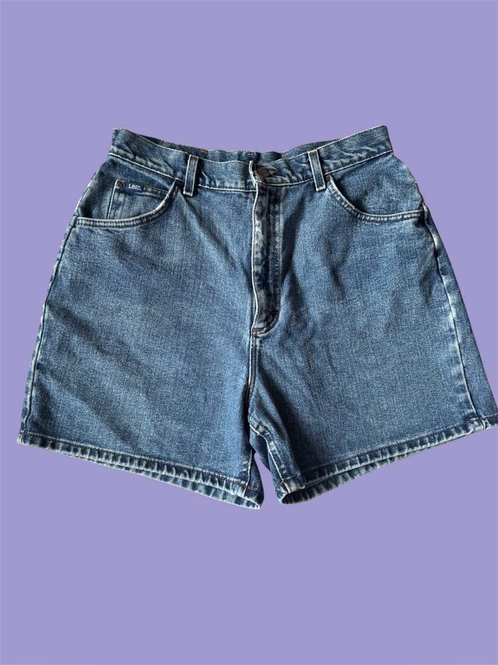 Vintage Lee Dad Shorts Mom Shorts 80s 90s Medium Large